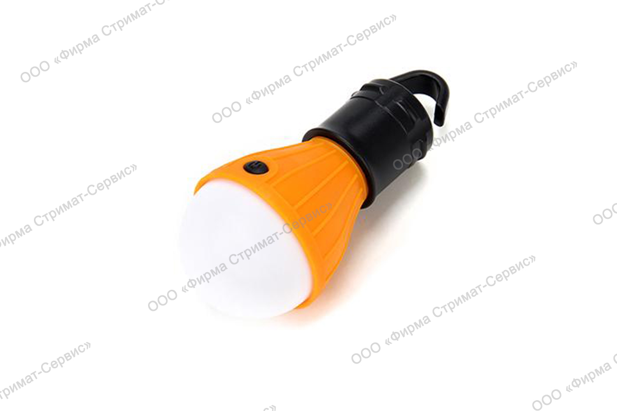  Фонарь Светильник кемпинговый подвесной, 3 LED, 2Вт, 3хAAA, 11,5*5*5см, пластик  (1/120шт) 222-002