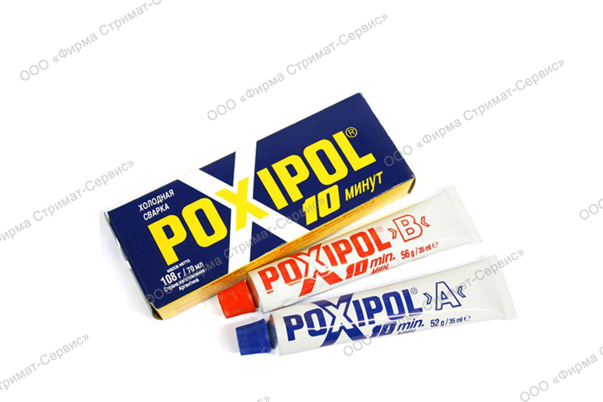 "POXIPOL" клей (металл.) 70 мл (уп.1/24/96шт)