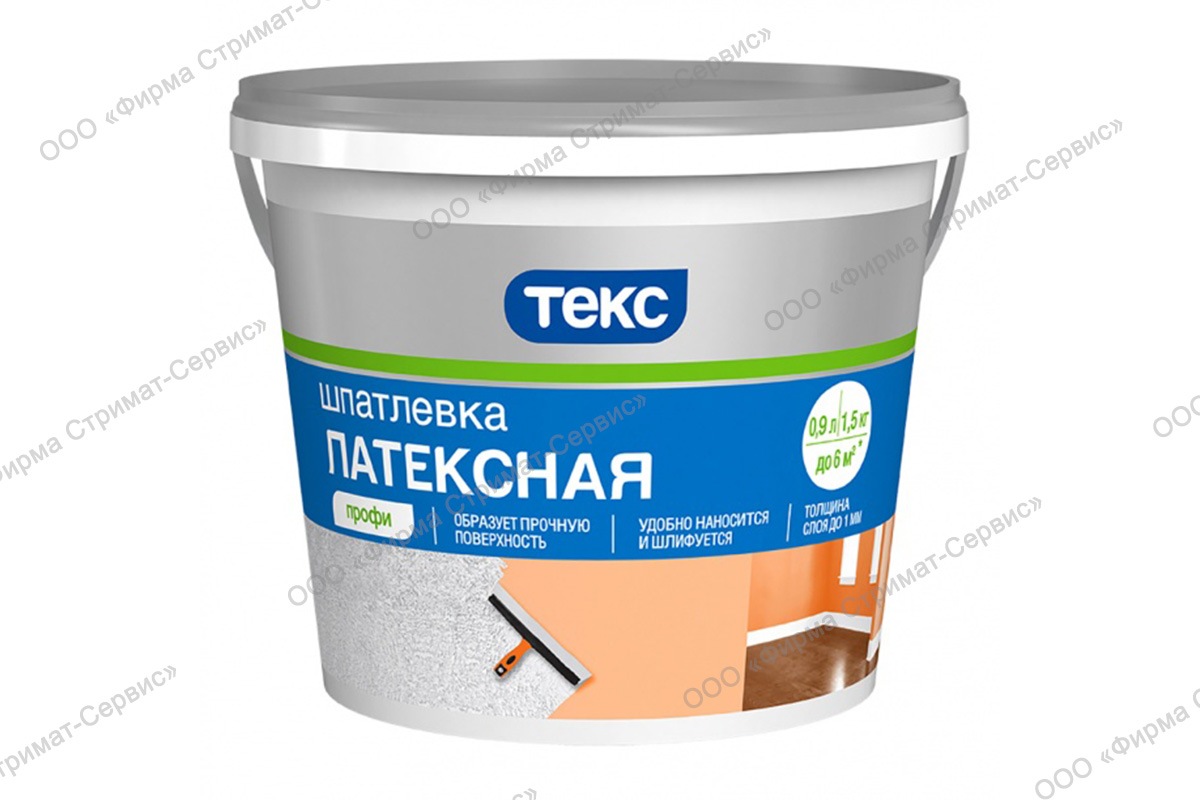 Шпат.латексная ПРОФИ 1,5 кг (уп.18шт) "ТЕКС"