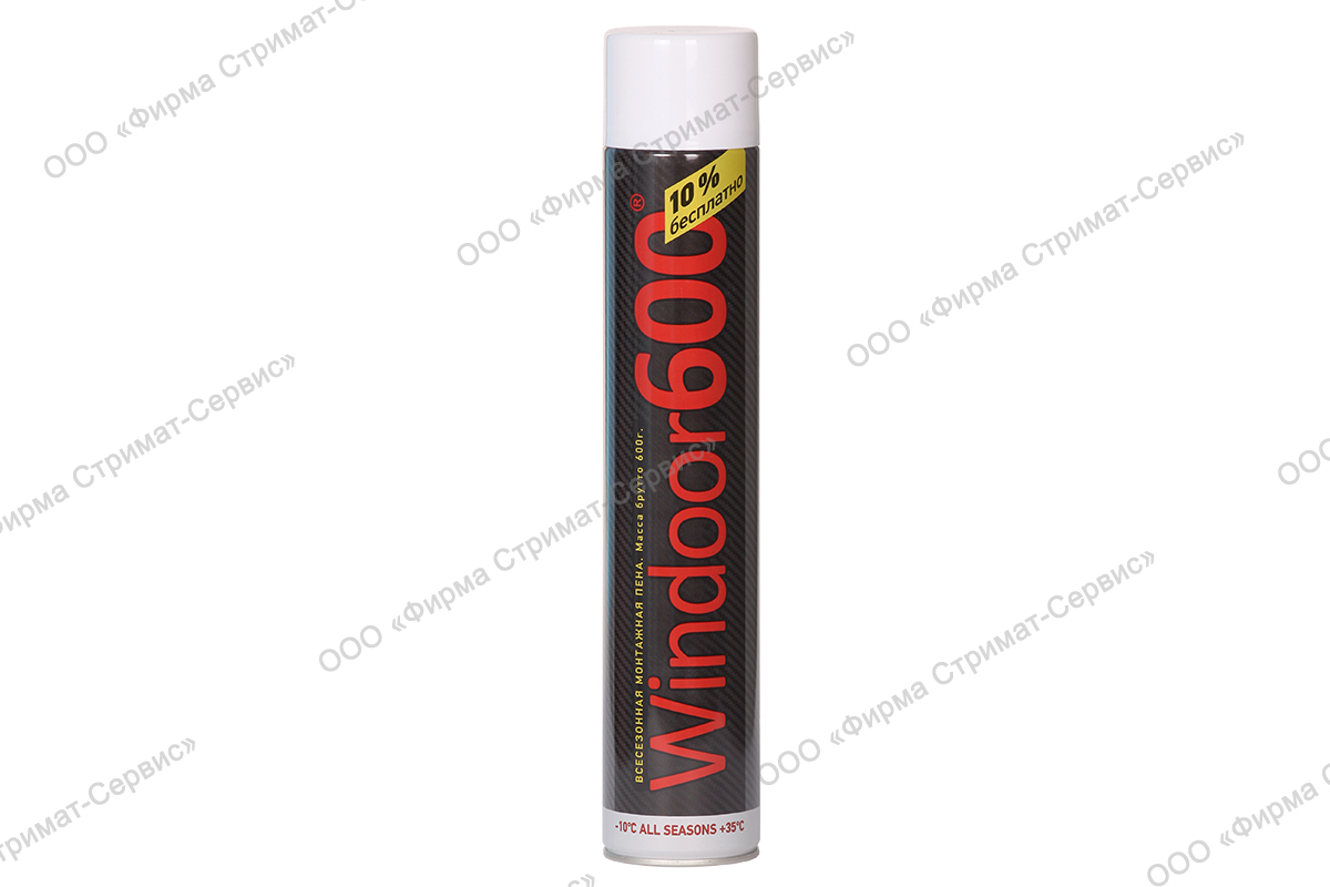  WINDOOR  600" (всесезон)монтаж.пена 600гр (V-1000мл)(уп.12шт) до 45л