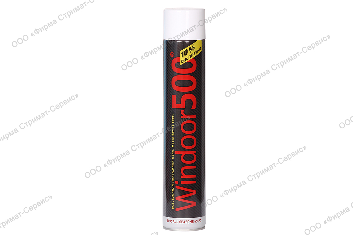  WINDOOR  500" (всесезон)монтаж.пена 500гр (V-1000мл)(уп.12шт) до 40л