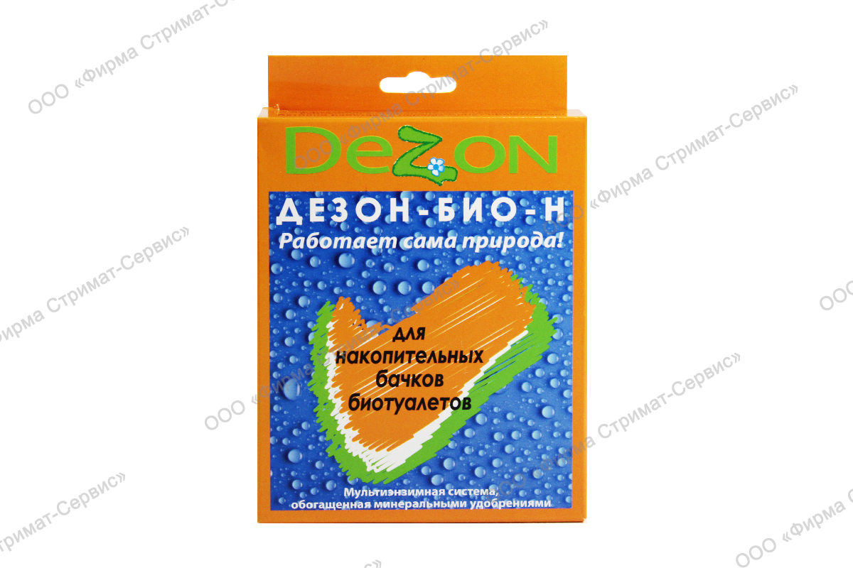 " ДЕЗОН-био-Н" 4х20гр д/накопит.бачков биотуал.,д/выгребных ям (уп.1/12/48шт)